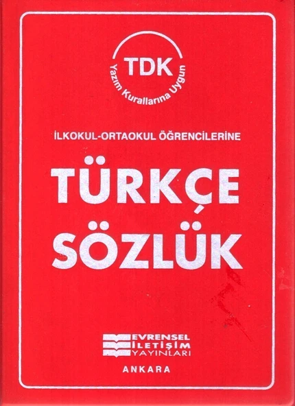 EVRENSEL İLKÖĞRETİM TÜRKÇE SÖZLÜK