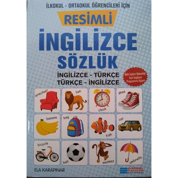 EVRENSEL RESİMLİ İNGİLİZCE SÖZLÜK ürün görseli