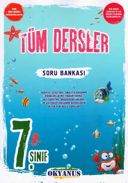 OKYANUS 7.SINIF TÜM DERSLER SORU BANKASI