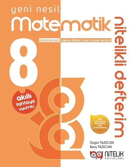 NİTELİK 8.SINIF MATEMATİK NİTELİKLİ DEFTER ürün görseli