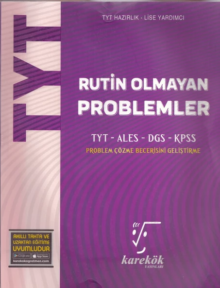 Karekök Tyt Rutin Olmayan Problemler