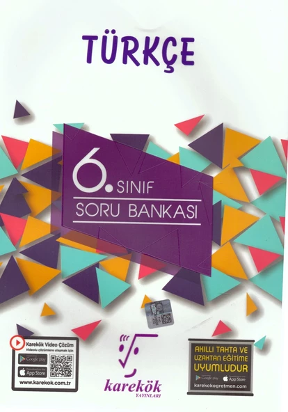 KAREKÖK 6.SINIF TÜRKÇE SORU BANKASI