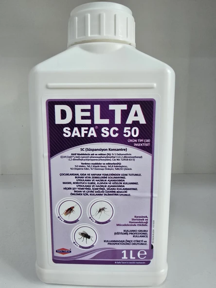 Delta Safa SC 50 Kokusuz Haşere Öldürücü | 1 Litre ürün görseli 1