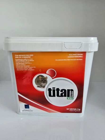 Titan Wax Blok Fare Zehiri | 5 KG