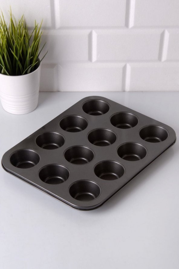 12 Li Muffin Kek Kalıbı - 1