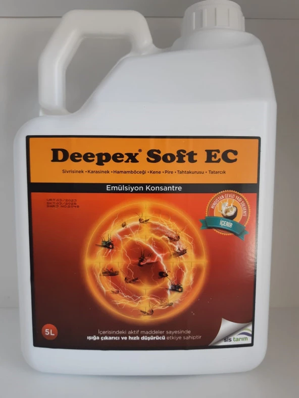 Deepex Soft EC Kokulu Haşere Öldürücü | 5 Litre