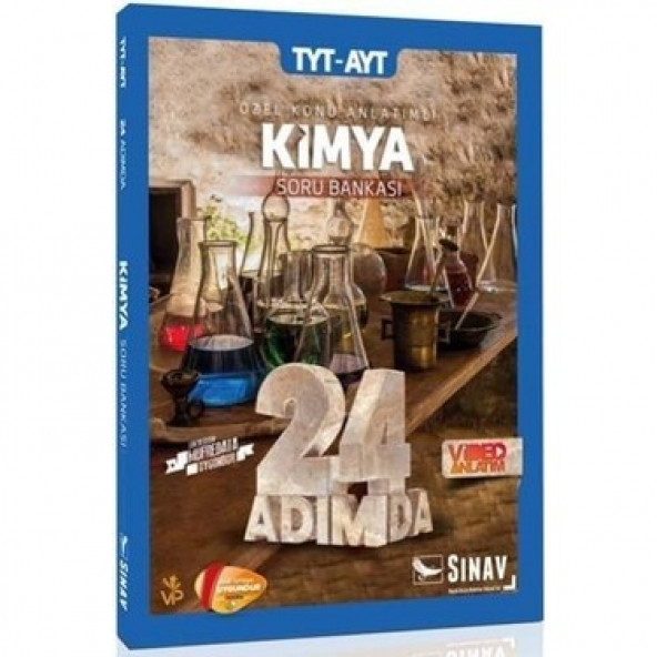 TYT AYT 24 ADIMDA ÖZET KONU ANLATIMLI KİMYA SORU BANKASI