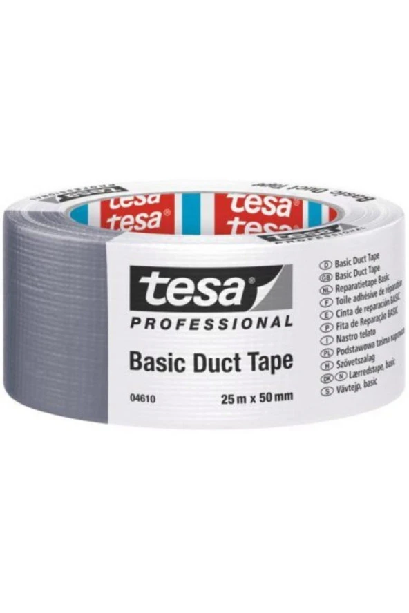 Tesa Tamir Bandı Basic Duck Siyah 25x50 04610-00003-00