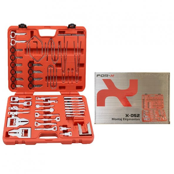 For-x X-052 Oto Teyp Sökme Aparatı Montaj Ekipmanları 52 Parça - 3