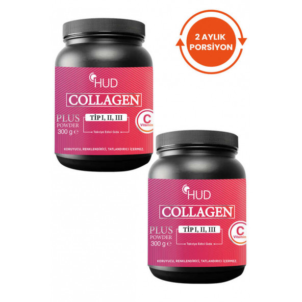 Hud Collagen Plus Powder Tip123- 300 Gr 2ADET