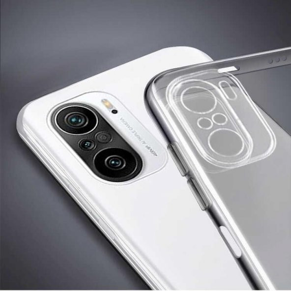 Xiaomi Redmi Note 10S- Redmi Note 10 4G Tıpalı Kamera Korumalı Şeffaf Silikon Kılıf - Resim 3