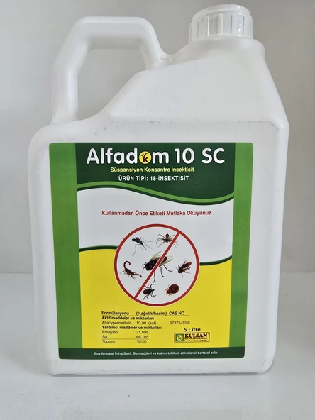 Alfadom 10 SC Kokusuz Haşere Öldürücü | 5 Litre