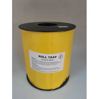 Roll Trap Yapışkanlı Sinek Tuzağı  | 15 cm x 100 Metre ürün görseli 1