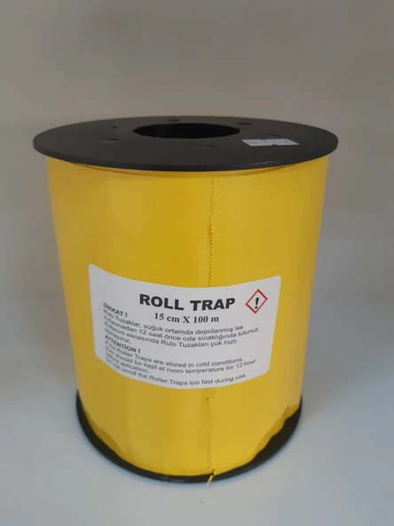 Roll Trap Yapışkanlı Sinek Tuzağı  | 15 cm x 100 Metre - Resim 2