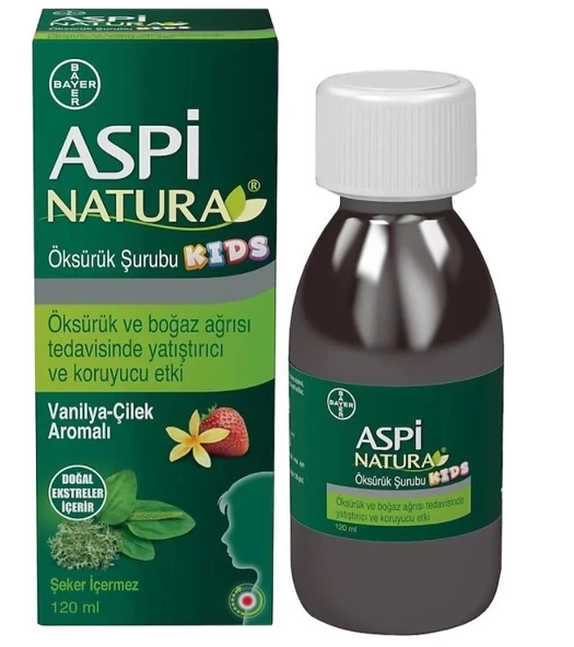 Aspinatura Kids Öksürük Şurubu Vanilya & Çilek 120 ml