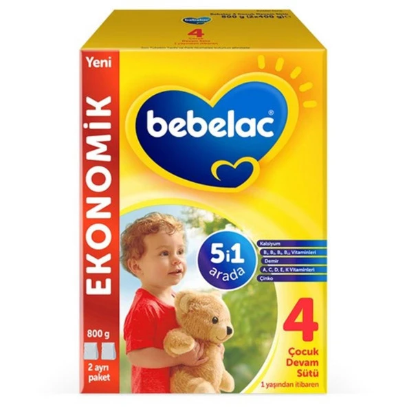 Bebelac 4 Çocuk 800 Gram