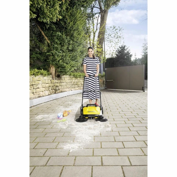 Karcher S 4 Twin 20 Litre Mekanik Dış Alan Süpürücü - 6