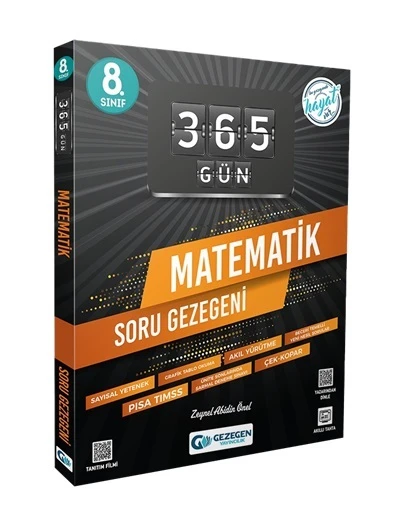 Gezegen Yayınları 8. Sınıf 365 Matematik Soru Gezegeni