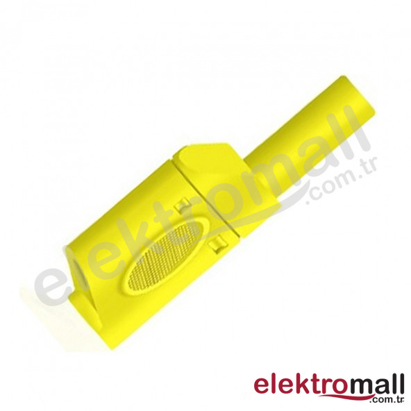 4mm Korumalı Sarı Banana Jack - 5 Adet - 3