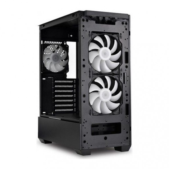 Lian Li Lancool 205 Mesh 2X140MM Argb FAN/1X120MM Argb Fan Temperli Cam USB 3.0 Mesh Siyah Atx Mid-Tower Bilgisayar Kasası - 3