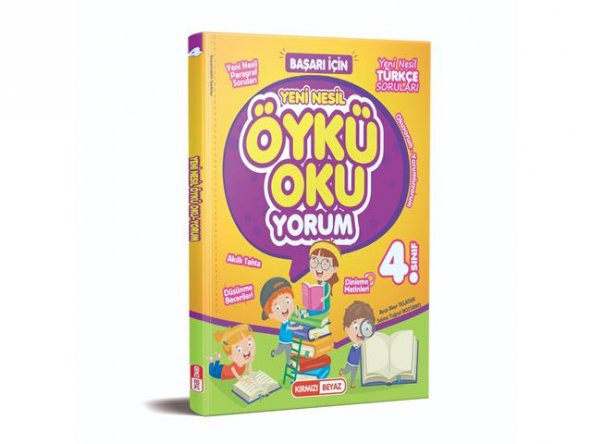 Kırmızı Beyaz Yayınları 4. Sınıf Öykü Okuyorum