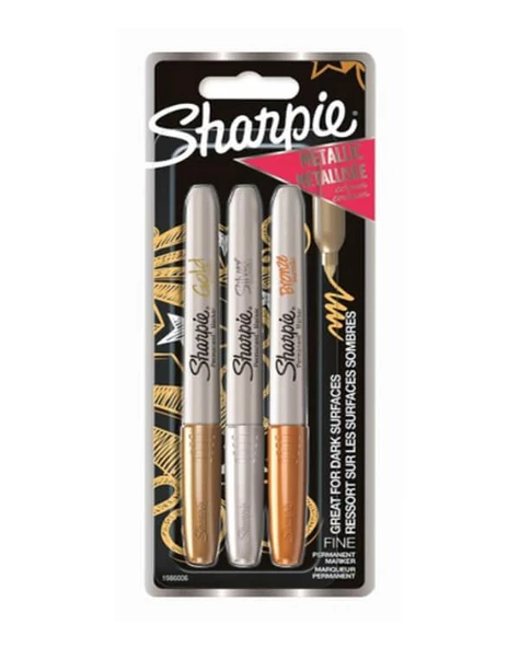 Sharpie 3lü Metalik Permanent Marker Seti 6006