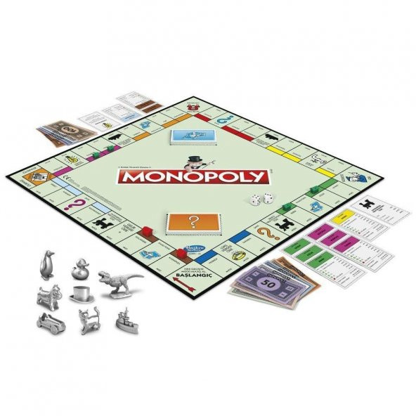 Monopoly Yeni Piyon Serisi Kutu Oyunu - Resim 2