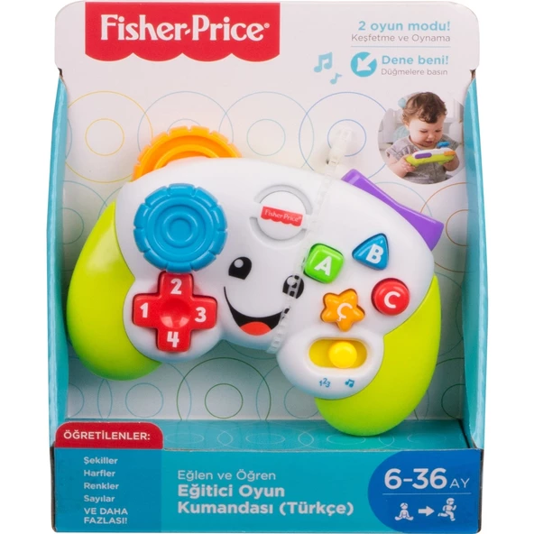 Fisher Price Eğitici Oyun Kumandası Türkçe Joystick FWG23 - 5