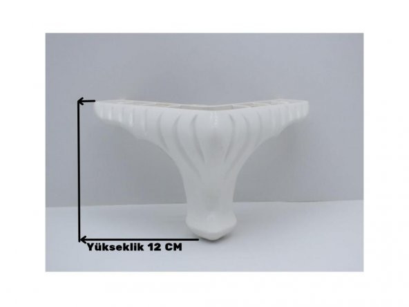 Mobilya Koltuk Ayağı Baza Çekyat Chester Oturma Grubu Ayağı 12 Cm 8 Adet - Resim 3