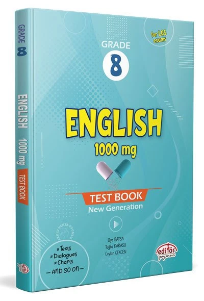 Editör Yayınları 8. Sınıf İngilizce Test Book 1000 MG