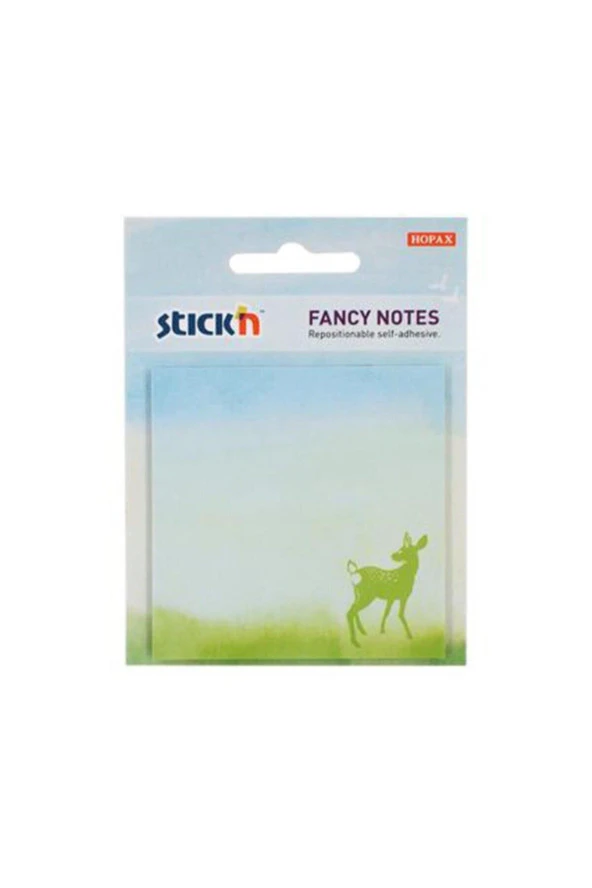 Hopax Stickn Yapışkanlı Not Kağıdı Fancy 1.seri 30 Yaprak 76x76 Mm