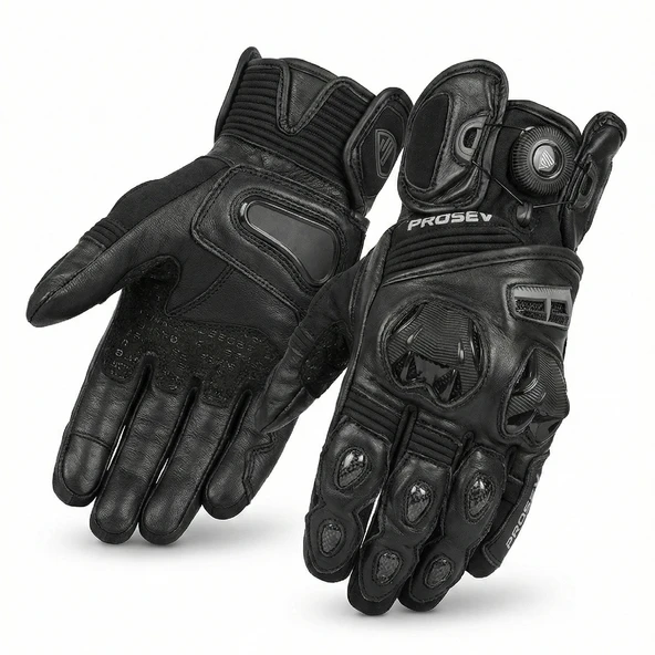 4403 DERİ ELDİVEN SİYAH EN 13594 SERTİFİKALI