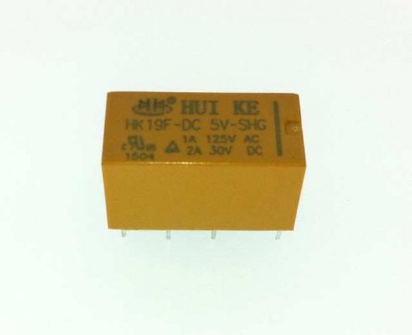 HK19F-DC5V-SHG Röle  8 pin x 1 adet  (rf021) - 1