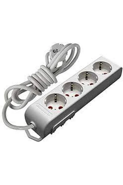 Ri-Tech 4 Lü Topraklı 1 Metre Grup Priz (001 175 410002 01 00)