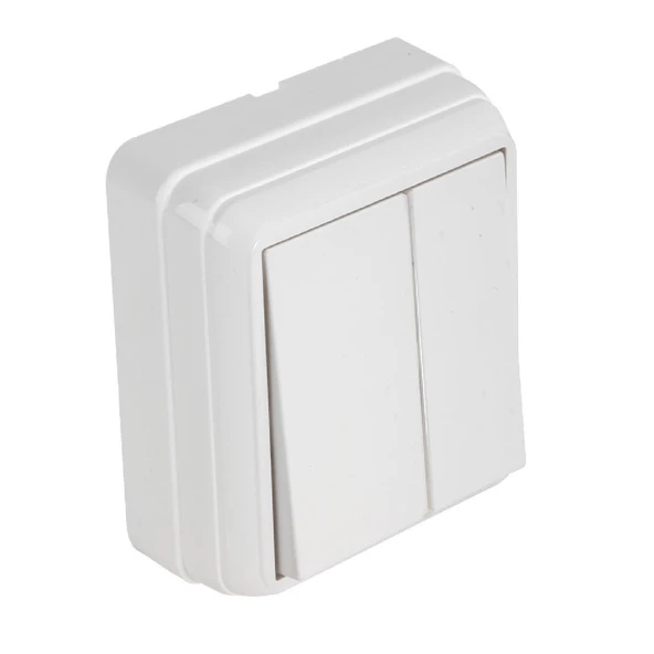 Bron Sıva Üstü Komütatör Beyaz (2160 302 0201)