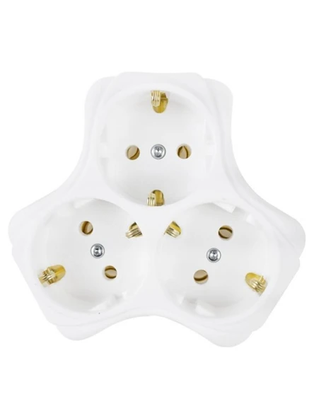 Yonca Priz 3 Lü Beyaz Topraklı