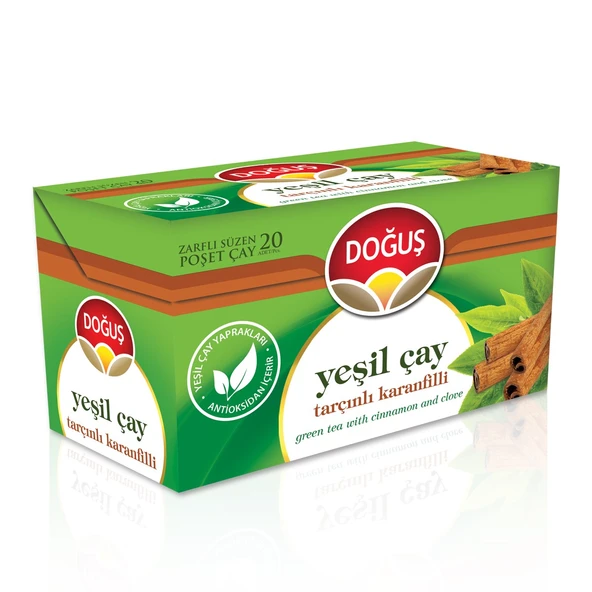 Yeşil Çay Tarçınlı Karanfilli Poşet Çay 20X1.75 Gram