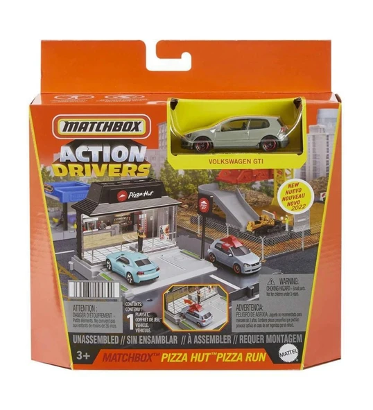 PTTAVM: Mattel Oyuncak Matchbox Aksiyon Sürücüleri Otobüs Durağı