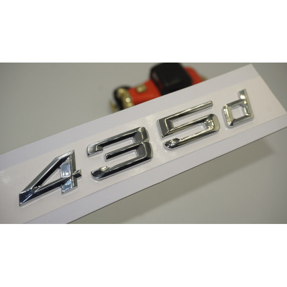 Bmw 435d Bagaj Krom Metal 3M 3D Yazı Logo