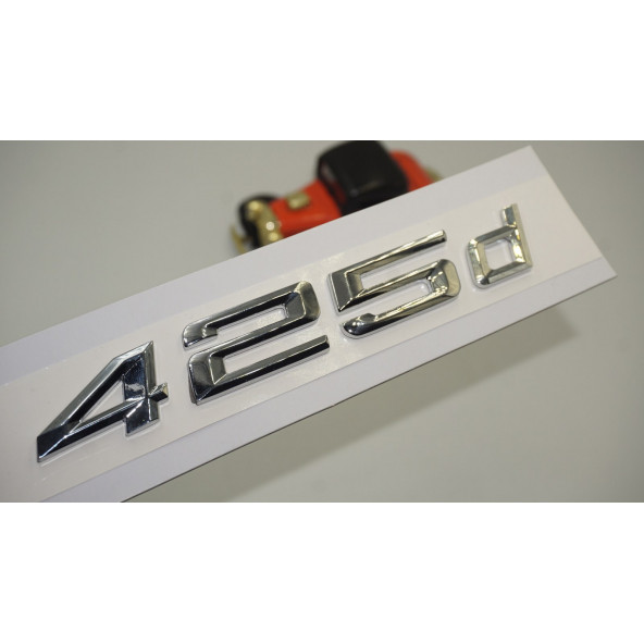 Bmw 425d Bagaj Krom Metal 3M 3D Yazı Logo