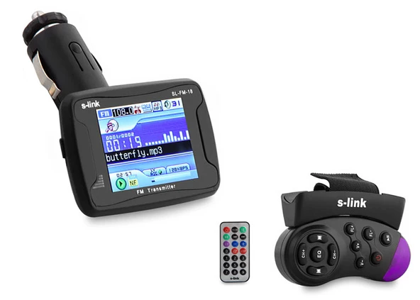 2Gb Mp4 Transmıtter Sd+Usb Destekli Kumandalı Direksiyon Kumandalı SL-Fm-18