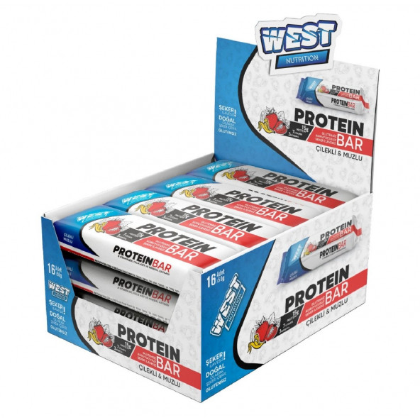 West Nutrition Protein Bar 16 Adet X 50 gr