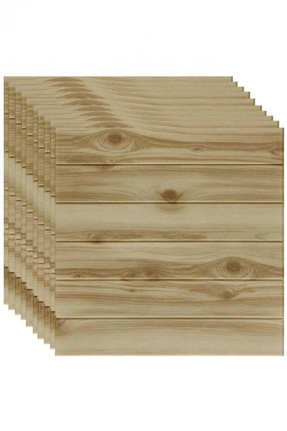 Renkli Duvarlar 10 Adet Nw37 Ahşap Lambri Arkası Yapışkanlı Esnek Silinebilir - Resim 7