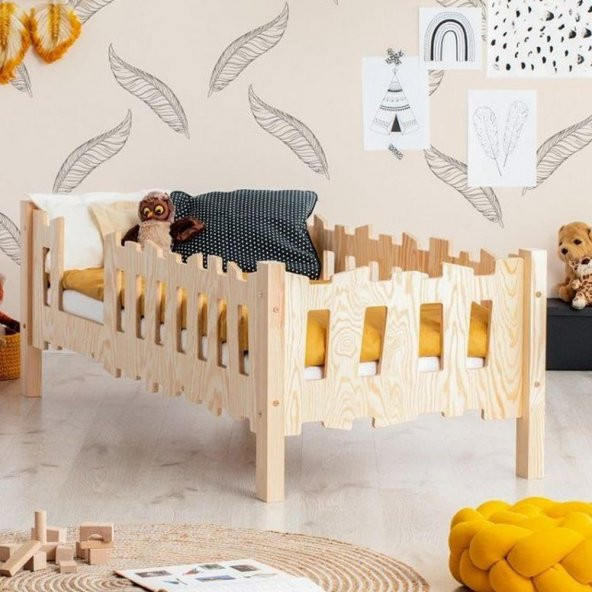 Markaawm Çam Yatak Montessori Bebek ve Çocuk Karyolası Jüpiter