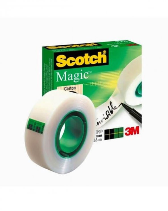 Scotch Magic Görünmez Mat Bant 19x33mm