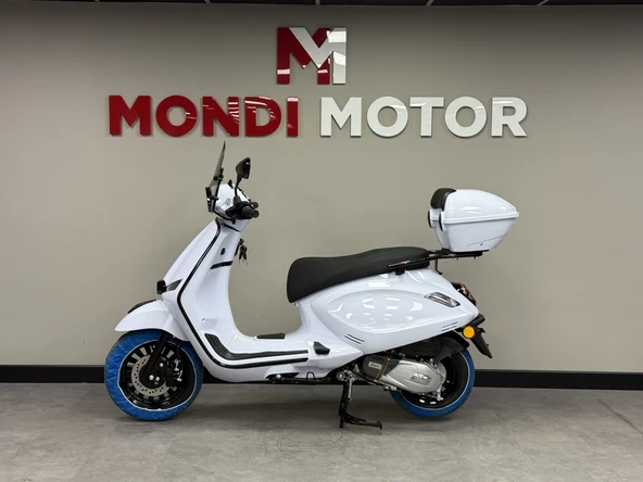 PTTAVM: Mondial 125 Lungo Scooter Motosiklet Beyaz 2026 - MondiMotor