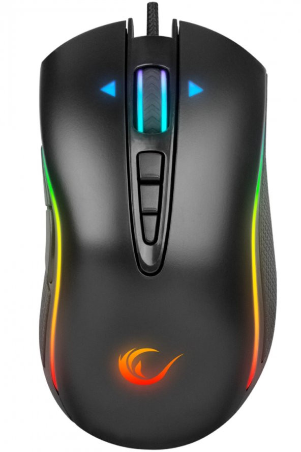 Rampage     Rampage Shine Smx-r15 Usb Siyah / Gri 10 Tuş 10000dpi Rgb Gaming Oyuncu Mouse