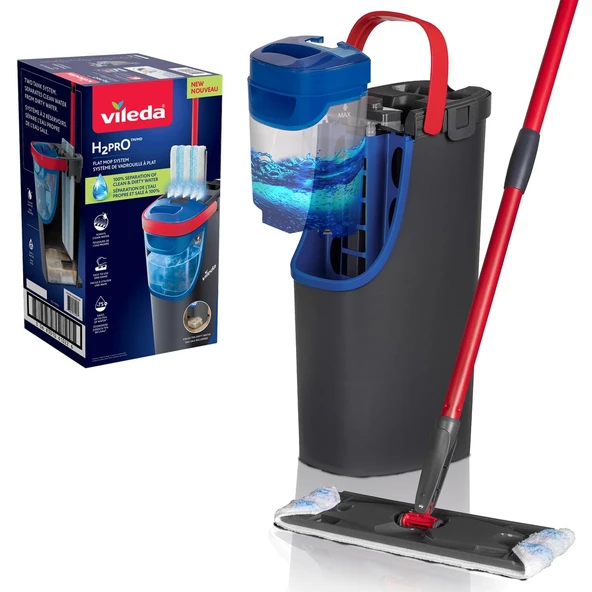 Vileda H2PRO Kirli ve Temiz Suyu Ayıran Temizlik Seti