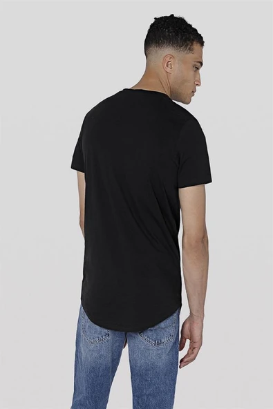 JACK JONES Enoa Model Oval Kesim Erkek Tişört 12113648 - 3