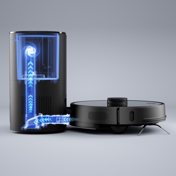 Lydsto R1 Toz Toplama Üniteli Akıllı Robot Süpürge Siyah - (Lydsto Türkiye Garantili) - 6